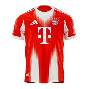 酷锐足球阿迪达斯25/26赛季拜仁主场球员版足球短袖球衣JJ2144