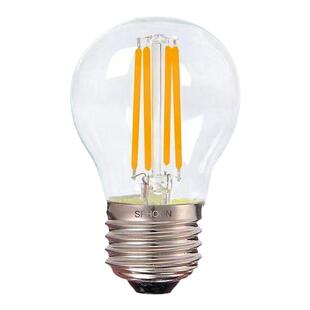 G45LED灯泡复古仿钨丝E27E14螺口魔豆吊灯专用灯泡220V透明8W