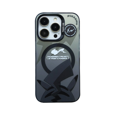 苹果16磁吸手机壳潮牌原创