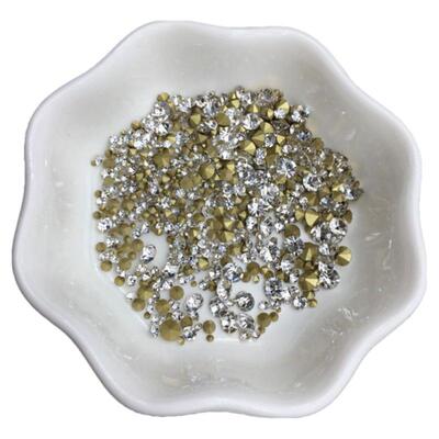 美甲品质混合小碎钻补钻镶钻裸石