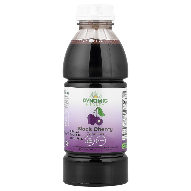 DynamicHealth浓缩果汁无糖酸奶冰淇淋调酒天然蔓越橘蓝莓汁