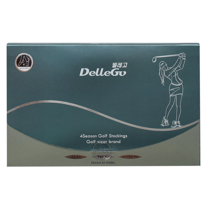 DelleGo裸感凉感高尔夫球丝袜