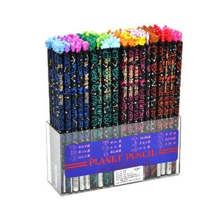 nakabayashi仲林日本铅笔小学生专用儿童原木铅笔一年级初学者练字铅笔不易断铅趣味十二星座限定绘画铅笔女