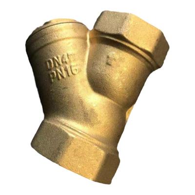 Y型过滤器加厚黄铜4分25全铜