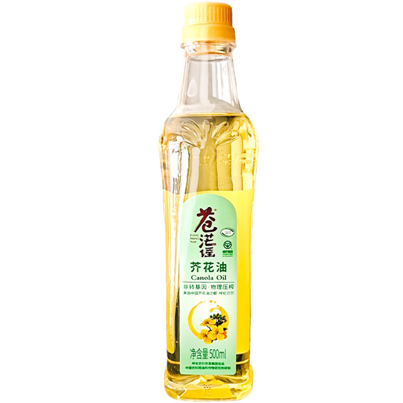 苍茫谣芥花油非转基因500ml*6瓶