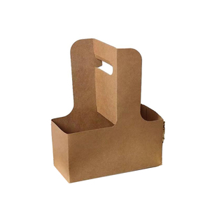 夏季咖啡花盒一次性奶茶咖啡外卖打包鲜花手提盒七夕摆摊礼物