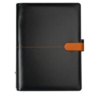 B5 A5皮面活页本六孔九孔可拆式笔记本 6孔 9孔15mm宽行距10mm