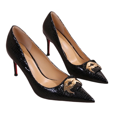 美颤尖头细跟婚鞋2026新款