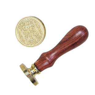 欧彩火漆印章章头+手柄火漆魔法阵等等千款火漆铜头花梨木柄+印头