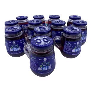 野生蓝莓酒 一箱12瓶 38度男女士酒小瓶低度酒礼盒装养生东北特产