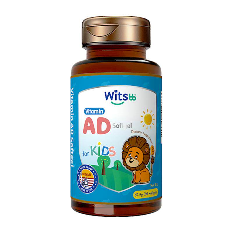 witsbb健敏思无敏维生素ad新生婴幼儿ad胶囊型滴剂补钙好吸收vd