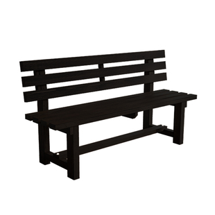 户外防腐木休闲室外实木长条凳子带靠背公园长椅庭院露天防水防晒