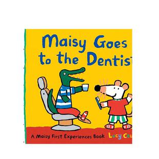 【现货】【小鼠波波】看牙医英文儿童绘本IP系列进口原版书Maisy Goes to the Dentist平装3岁-6岁Lucy CousinsWalker Books UK
