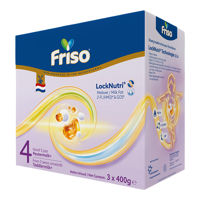 Friso/美素佳儿荷兰版原装进口配方婴幼儿奶粉4阶段1200g官方正品