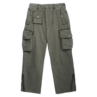 【烟盒】NEIGBORL钊叔制古着vintage美式伞兵裤宽松休闲工装裤子