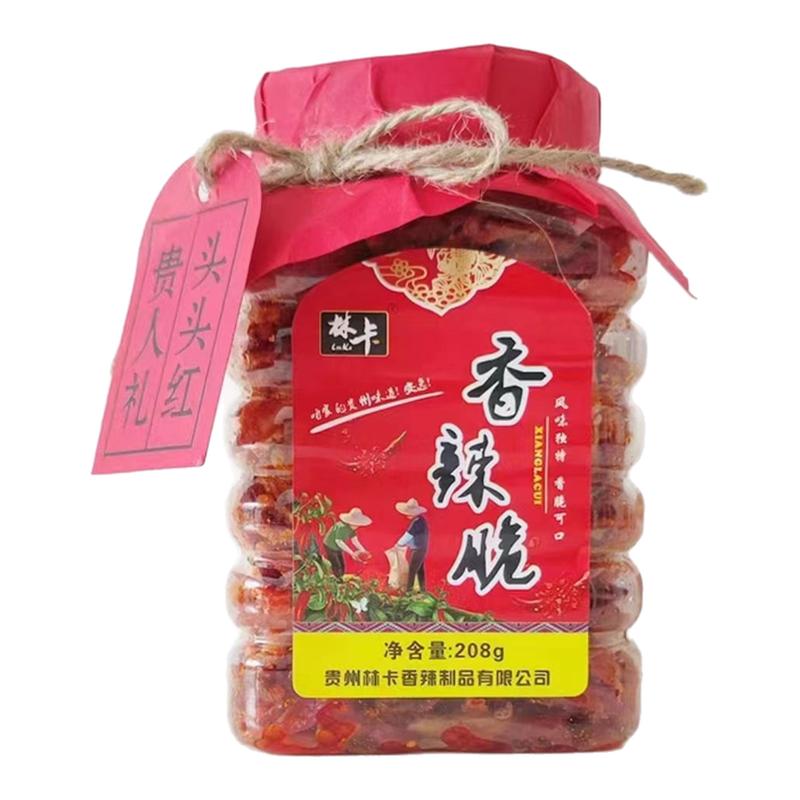 林卡贵州平坝香辣脆瓶装两瓶