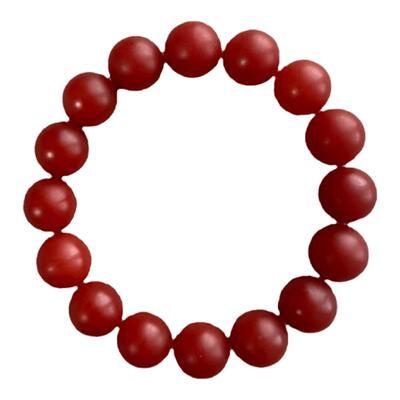 毕业级原矿保山南红满肉满色手饰