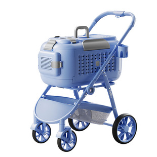 bello D8宠物狗狗猫咪外出小推车航空箱宠物推车轻便可折叠可分离