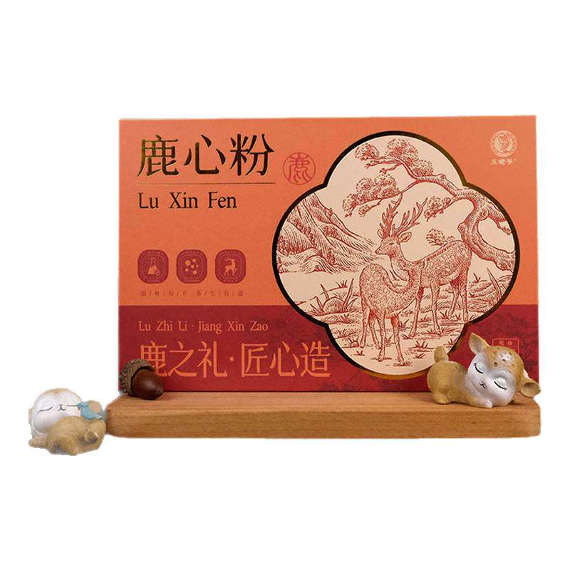 梅花鹿鹿心粉60g吉林鹿场男女中老年滋补心跳鹿心脏血片酒非冻干