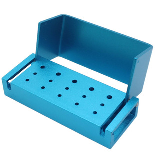 牙科15孔车针架高低速车针架口腔工具材料消毒架开放式金属消毒盒