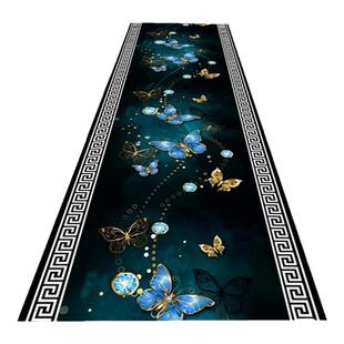 走廊过道地毯家用长条3D防滑客厅垫卧室床边毯玄关酒店满铺可剪裁