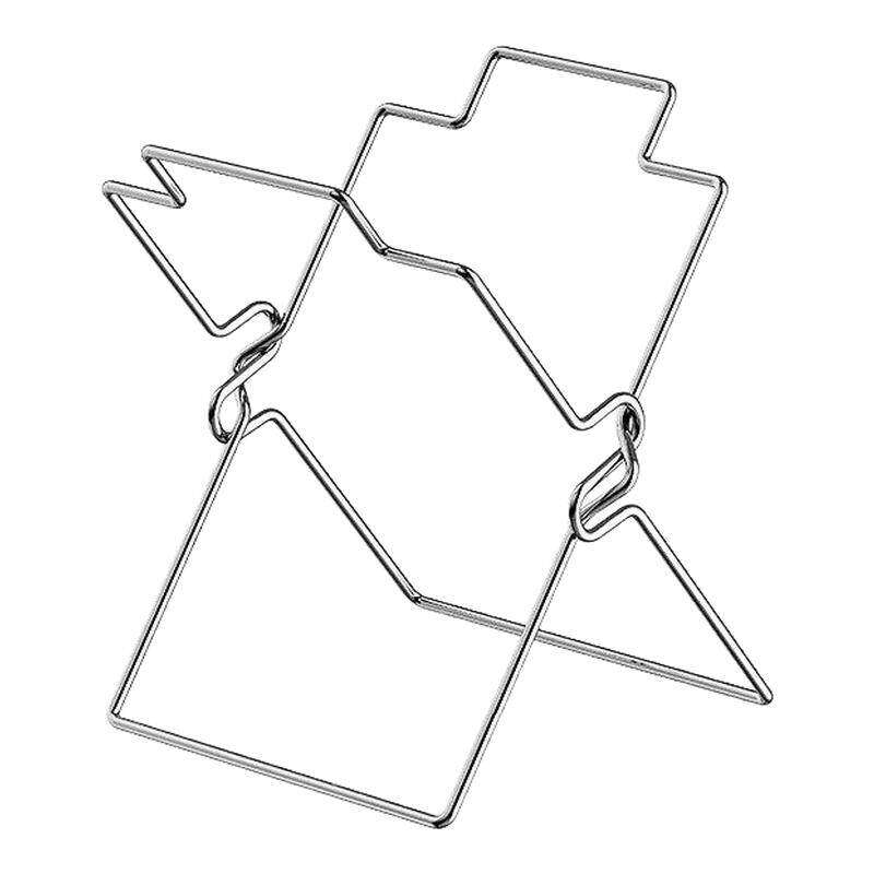 不锈钢垃圾架支撑挂架