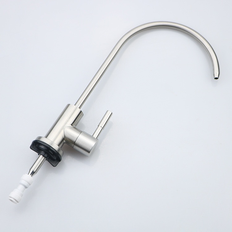 直饮水龙头 2分大弯家用鹅颈净水器配件 304不锈钢净水器龙头