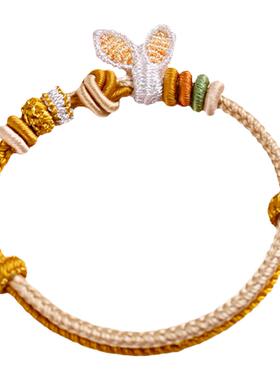 芯蕊女编织甜美红绳闺蜜礼物