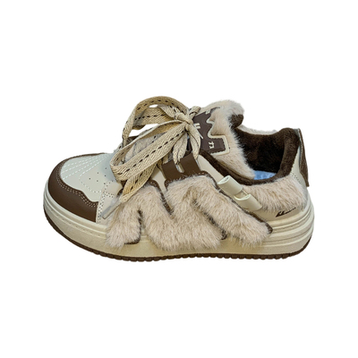 回力加绒字母鞋二棉鞋女