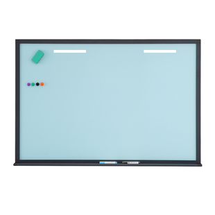 磁性钢化玻璃白板挂式办公室会议写字板教学培训铝合金边框挂墙大黑板家用儿童涂鸦墙书写板看板留言板记事板