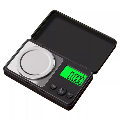 毫克级珠宝电子秤高精度0.001克钻石小型黄金精密克称天平秤称药g