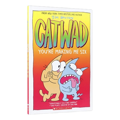 英文原版 Catwad 6 You'Re Making Me Six 鬼马喜猫系列 6 幽默搞笑漫画绘本故事图画书 英文版 进口英语原版书籍儿童全英语书