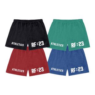 RESERFF RF23 立体印花质感梭织四分短裤美式高街宽松夏季情侣