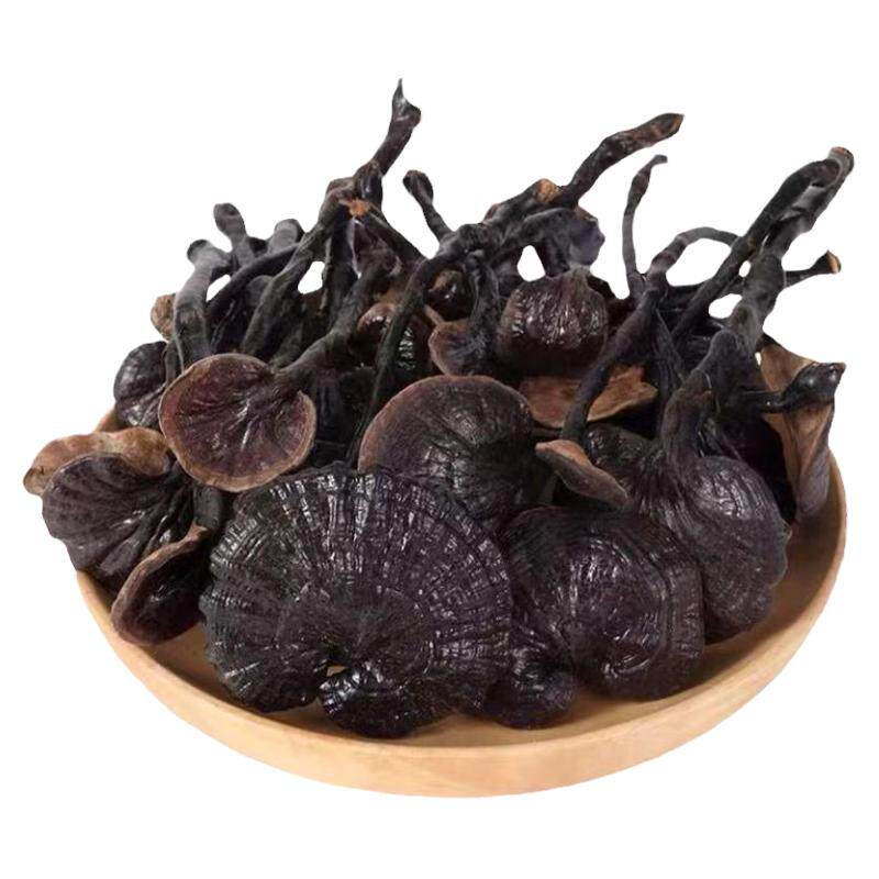 云南野生竹灵芝整支竹干品250克特级小红灵芝紫灵芝粉煲汤