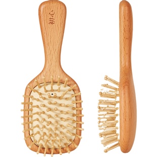 初心小梳子随身便携迷你气垫梳儿童女孩专用气囊梳按摩梳木梳礼物