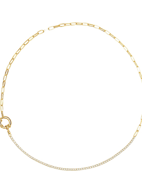 PDPAOLAMirage锁骨链金色项链女