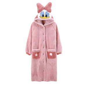 49.9元包邮  迪士尼珊瑚绒加厚睡袍