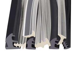 塔型防水防尘门窗玻璃密封条月牙型铝合金窗塞缝条T型密封条定制