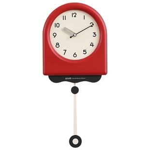 Mandelda免打孔2026新款中古风挂钟客厅钟表现代简约大气创意时钟