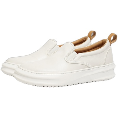 BLESSSHOE夏季真皮厚底懒人鞋