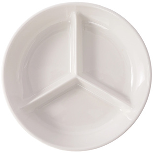 蒸锅专用碗三格陶瓷蒸碗一锅三蒸蒸蛋碗家用蒸笼蒸格盘子分隔餐盘