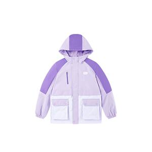 商场同款中国乔丹女童羽绒服儿童梭织风衣外套冬大童户外衣滑雪服