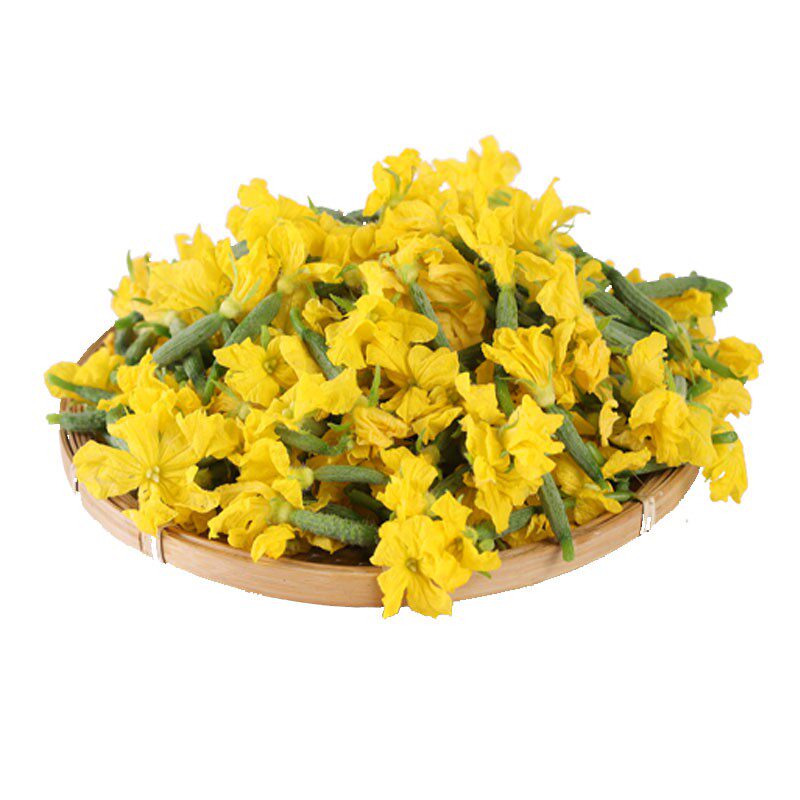 新鲜小黄瓜花迷你青瓜花苗餐厅酒店炒食农家乐蔬菜包邮1800g/箱