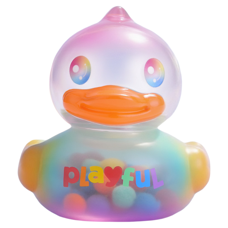 B.Duck小黄鸭多巴胺浮水手办