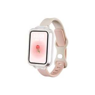 适用小米手环8/7pro手表带新款硅胶女生手表带9pro代红米智能运动watch4/5/6手腕带redmiwatch4表链女款手带