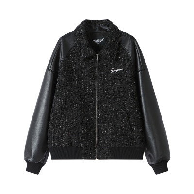 薛之谦dsp小香风金属标棉服外套