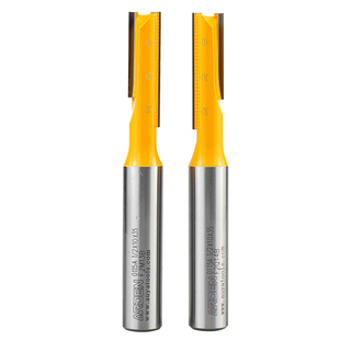 雅登木工马氏专用加长柄公制直刀正反转开榫眼雕刻机开槽刀1/2柄