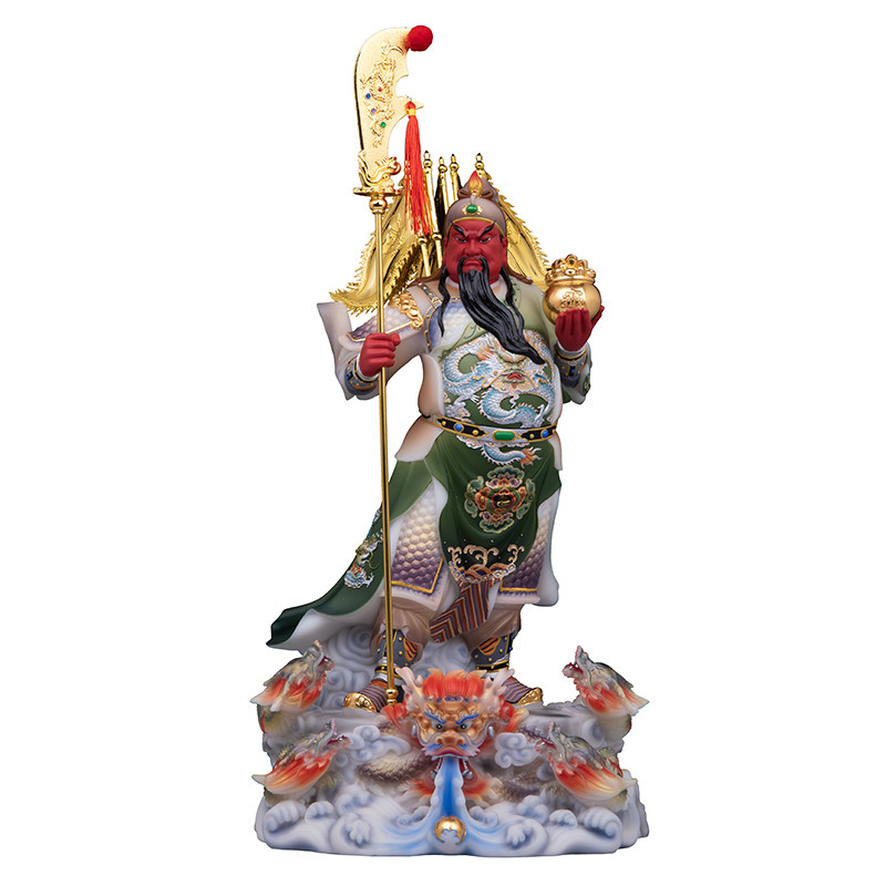 客厅店铺关公神像大武财神石材