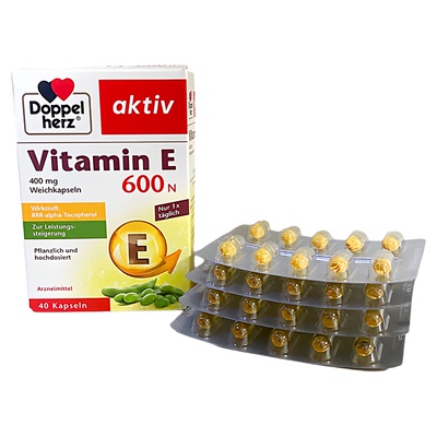 德国双心高浓度维生素E软胶囊