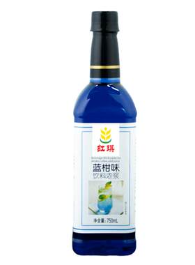 蓝柑糖浆小瓶装330g奶茶调酒专用